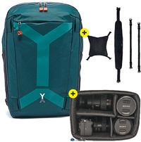 NYA-EVO NYA-EVO Fjord 26 Adventure camera backpack Pine Green+ Sport Package + Removable Camera Insert Small