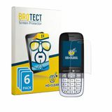 BROTECT - Screenprotector voor Mitel OpenScape DECT Phone SL7 - Folie Beschermfolie transparant 6 Stuks
