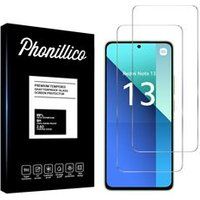 Phonillico® Gehard glas voor Xiaomi Redmi Note 13 4G [Pack 2]