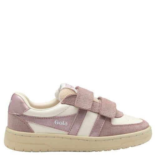 Gola Hawk Mirror sneakers wit/roze