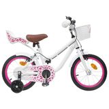 vidaXL Kinderfiets 12 Inch Wit