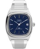 Timex E Line TW2Y07400 Horloge - Staal - Zilverkleurig - Ø 34 mm