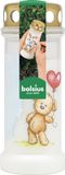 Bolsius - Note from the Heart - Bougie commémorative - Avec couvercle - Ours en peluche - 70 heures de combustion