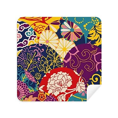 DIYthinker Bloemen Dots Patroon Chinese Japanse Stijl Azië Bril Schoonmaken Doek Telefoon Scherm Cleaner Suede Stof 2 stks