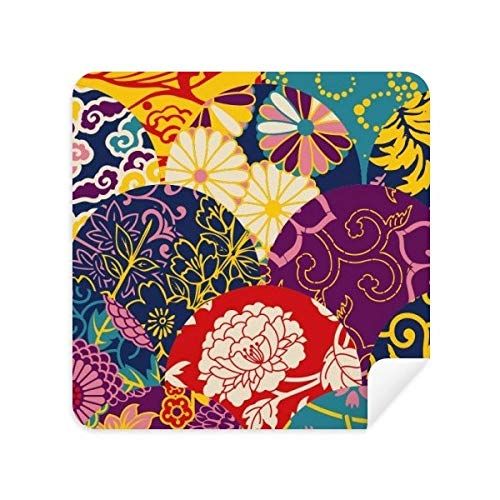 DIYthinker Bloemen Dots Patroon Bril Schoonmaakdoek - 2 stuks