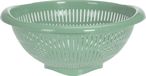 Excellent Houseware Keuken vergiet/zeef - groen - kunststof - 30 x 31 x 14 cm