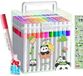 Merkloos Acrylstiften - Verfstiften Markers - Kinderen Laten Tekenen - Waterdichte Kleuren - 80 Kleuren - Meerkleurig
