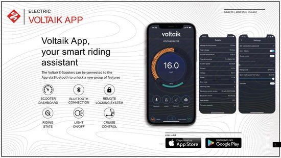 Street Surfing Voltaik MGT 350W Elektrische Step - Zwart