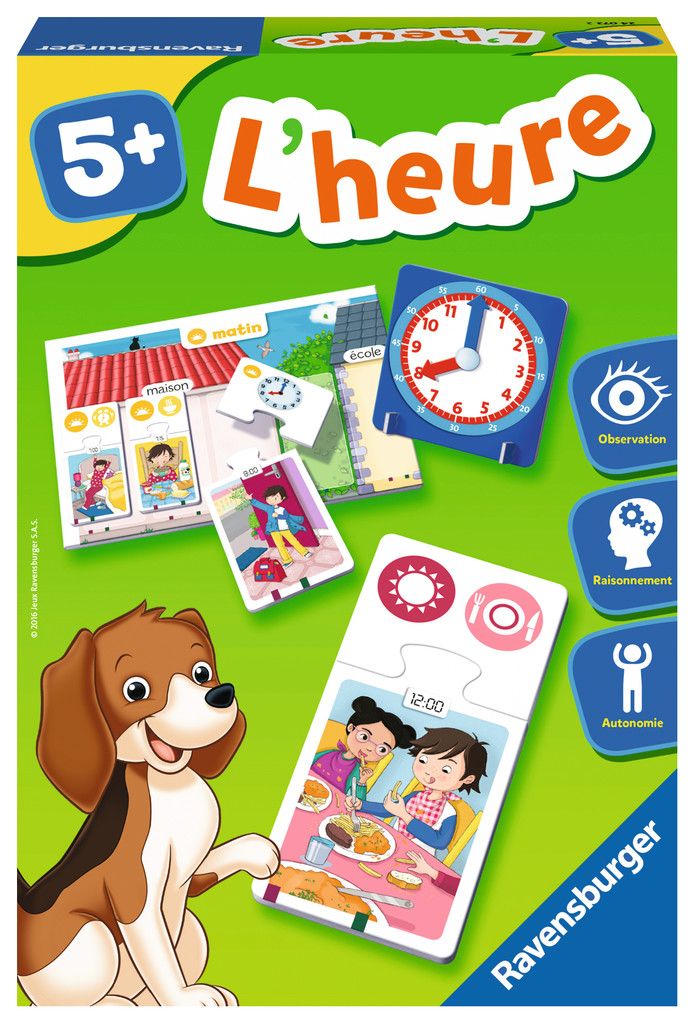 Ravensburger L'heure - Educatief speelgoed - multi - 5 jaar