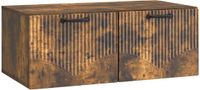 vidaXL Wandmontage TV-kast Gerookt eiken 78,5 x 41 x 30 cm