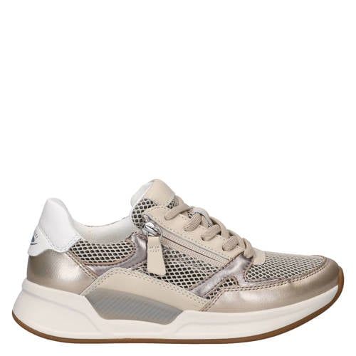 Gabor leren sneakers champagne