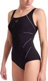 Arena Dames Badpak Jewel One Piece Low C Cup R Zwart Wit