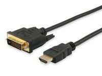 Equip 119323 Câble HDMI vers DVI-D, 3 mètre, Noir
