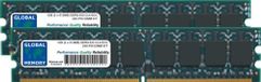 GLOBAL MEMORY 2 Go DDR2 533MHz PC2-4200 ECC DIMM RAM KIT