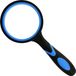 WESTCOTT E-40401 00 WESTCOTT loupe noir/bleu 5x, Ø 50 mm