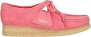 CLARKS Wallabee Mokassins Roze Leer Vrouwen Maat 39