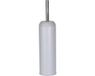 Merkloos Witte toiletborstel houder met spikkels 40 cm