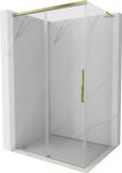 Mexen Rox L cabine de douche porte coulissante 90 x 100 cm, transparent, or