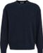 WE Fashion pull en coton coupe regular - bleu