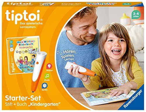 Ravensburger tiptoi® Starter Set: pen en woord prentenboek kleuterschool - 4005556001132