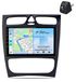 Android autoradio, 9 pouces, 64Go, pour Mercedes Classe C W203 (pré-lifting, 2000–2004) avec CarPlay & Android Auto, navigation et Bluetooth
