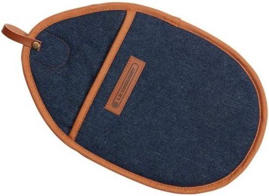 Le Creuset Pannenlap Denim - 32 x 20 cm - Katoen - Blauw