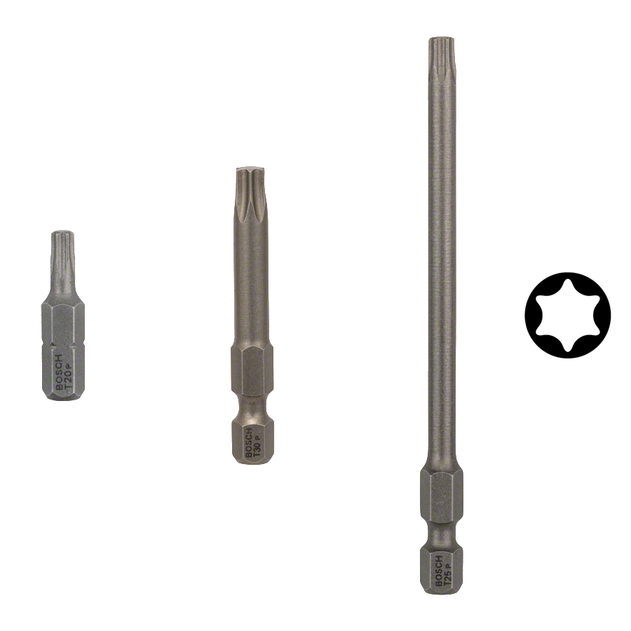 Bosch Extra Hard schroefbits - 3 stuks