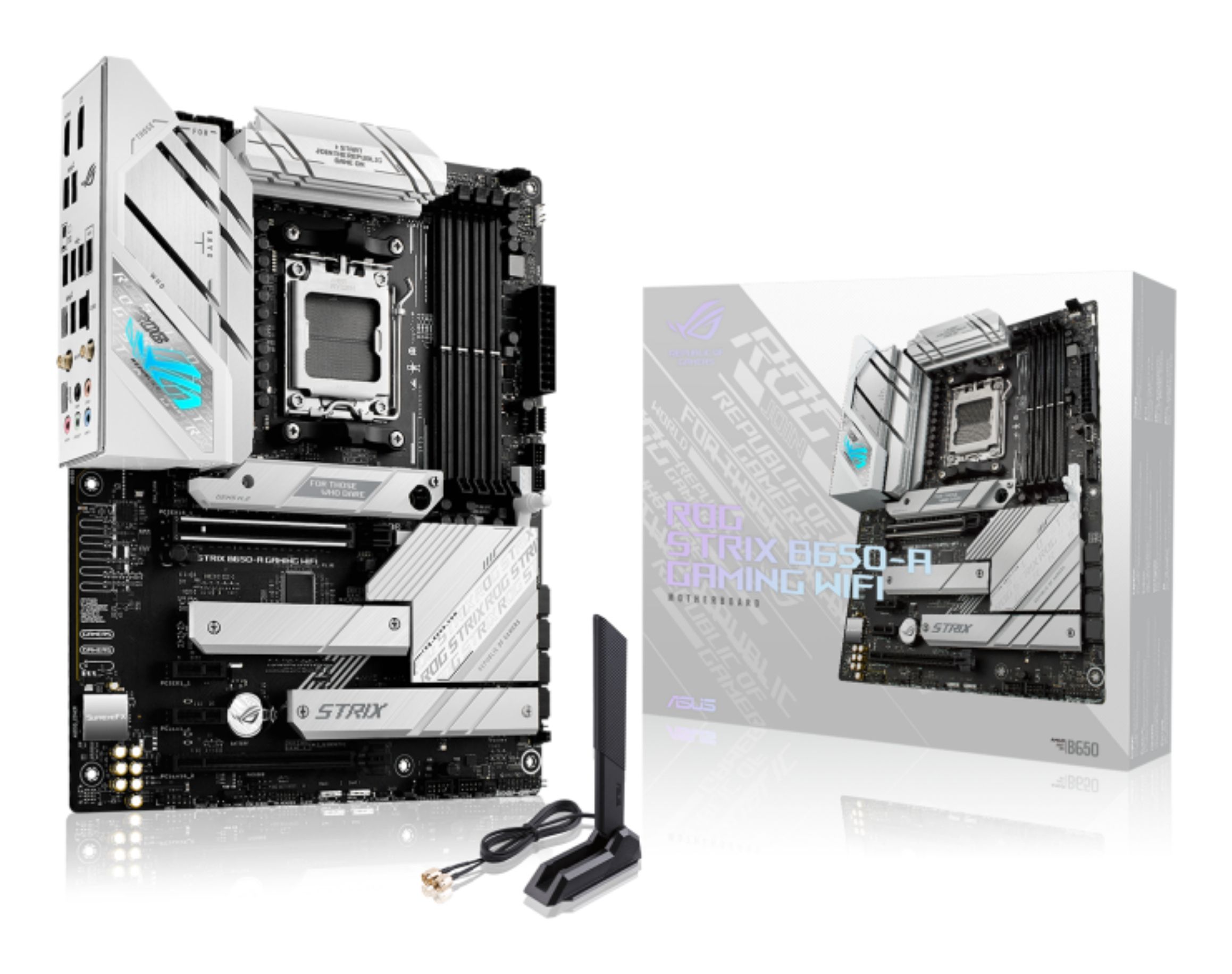 ASUS ROG STRIX B650-A GAMING WIFI - Moederbord - ATX - Socket AM5 - AMD B650 - DDR5 - Wi-Fi 6E