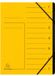 Exacompta 540709E, Project folder, A4, Karton, Geel, 355 g/m², Elastische band