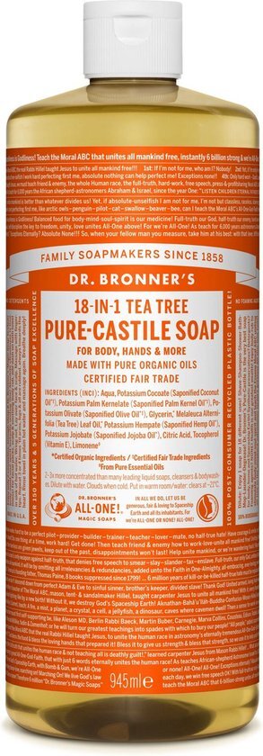 dr bronners Liquid soap tea tree 945 ML