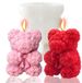 Ibenzoa® Grote Siliconen Beer Kaarsvormen – 3D Teddybeer Vormen voor Kaarsen Maken