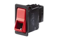HELLA 6HH 004 570-591 Waarschuwingsknipperlamp schakelaar - 24V - Uitvoering: I-0 - Aantal aansluitingen: 7 - Inbouw - Met comfort functie - Kleurmarkering: Rood