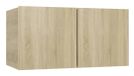 vidaXL Tv-hangmeubel 60x30x30 cm sonoma eikenkleurig