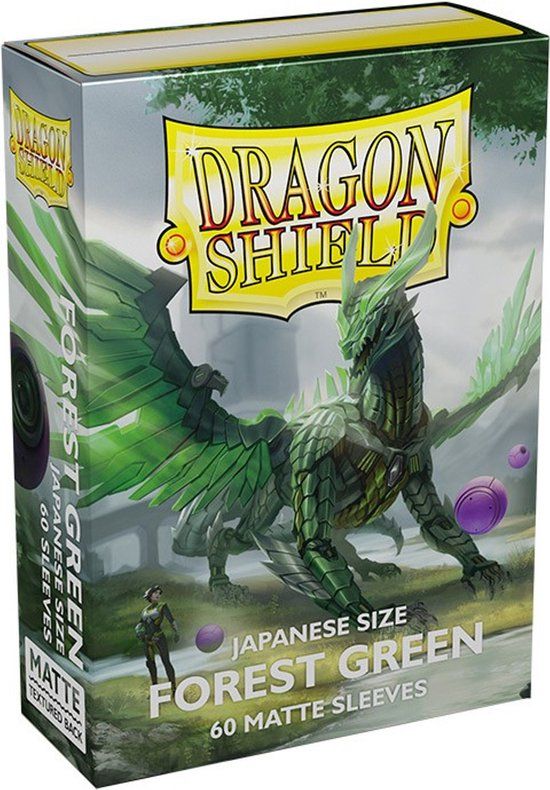 Dragonshield 60 box Japanese Forest Green Matte - Trading Card Sleeves