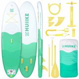 HUIIKE SUP Board - Opblaasbaar Paddle Board met Accessoires, Peddel, Vinnen, Pomp - Stand Up Paddle met Hoge Stabiliteit - 305 x 84 x 15 cm - Max. 130 kg