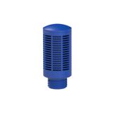 Riegler Kunststof geluiddemper met granulaatvulling, G 1, werkdruk max. 12 bar, bedrijfstemperatuur -20 °C tot 70 °C