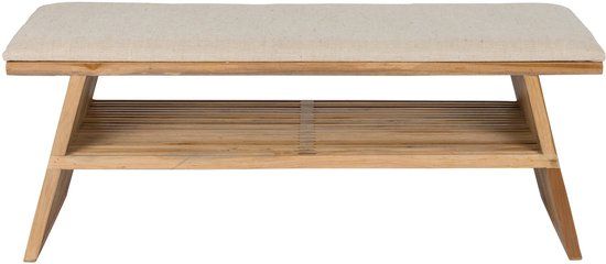 Housecraft Living Djia Bankje Teak Hout - Bruin