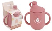 DORON & CHARLIE - Leerbeker - Roze - Siliconen - 150 ml