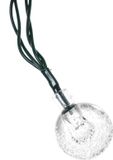 Lindby - Solar-Gartenleuchte - 30 Lichter - Kunststoff - Schwarz transparent