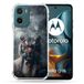 Cokitec Versterkte hoes voor Motorola G05 / E15 Animal Tiger Business
