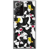 ERT GROUP mobiel telefoonhoesje voor Samsung GALAXY NOTE 20 ULTRA origineel en officieel erkend Looney Tunes patroon Sylvester & Tweety 004, gedeeltelijk bedrukt
