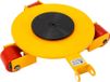 StarTech Machineverplaatsers Machineverplaatsers - Verrijdbare meubelroller - Draagvermogen 2000 kg - Rubberen wielen - 360° draaiplaat - Industriële kwaliteit - Geel