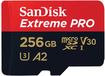 SanDisk Extreme PRO 256GB microSDXC - Class 10, UHS-I, A2, V30