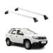 Omac Barres De Toit Transversales Certifiées Tüv Pour Dacia Duster Mk2 2018-2024 – Verrouillables (4 Antivols) – Charge Max 100 Kg – Sangle Inox + Protection Caoutchouc Argent