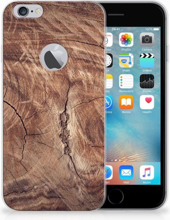 B2Ctelecom TPU Hoesje Design Tree Trunk voor Apple iPhone 6/6s Plus