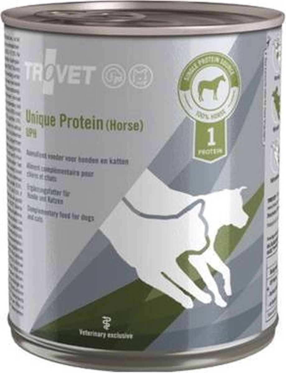 TROVET UPH Unique Protein Horse 6 x 400 gram blikjes