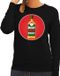 Bellatio Decorations Shoppartners Bv Foute kersttrui / sweater Merry Chrismas Whiskey zwart voor dames - Kersttrui voor whisky liefhebber M