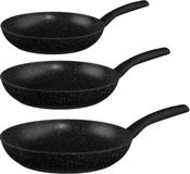 Secret de Gourmet Poêles Palermo - D20/24/26 cm - Tous feux - Noir
