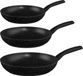 Secret de Gourmet Poêles Palermo - D20/24/26 cm - Tous feux - Noir