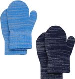 CeLaVi Kinderhandschoenen Magic Mittens met Reflecterende Elementen, 2-Pack, Baumwolle, Mannelijk, Bright Cobalt